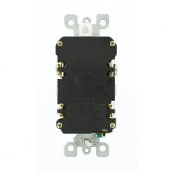 Leviton 15 Amp 125-Volt Duplex SmarTest Self-Test SmartlockPro Tamper Resistant GFCI Outlet, White (10-Pack) -Surge Protectors Sales Store white leviton electrical outlets receptacles vw1 gftr1 hw1 c3 1000