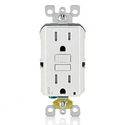 Leviton 15 Amp Tamper Resistant AFCI Outlet, White (20-Pack)