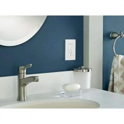 Leviton 15 Amp 125-Volt Combo Self-Test Tamper-Resistant GFCI Outlet and Switch, 20-Pack, White -Surge Protectors Sales Store white leviton electrical outlets receptacles vw2 gfsw1 hw2 76 1000