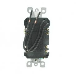 Leviton 15 Amp 125-Volt Combo Self-Test Tamper-Resistant GFCI Outlet and Switch, 20-Pack, White -Surge Protectors Sales Store white leviton electrical outlets receptacles vw2 gfsw1 hw2 77 1000