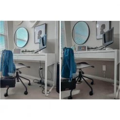 Sleek Socket 6 ft. 6-Outlet Surge Protector and Plug Concealer with Cord Management Kit -Surge Protectors Sales Store white sleek socket surge protectors 6 s ovsz w 31 1000