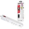 Energizer Smart Wi-Fi 4-Outlet 2 USB Ports Power Strip Surge Protector, 1,200 Joules, Voice Control