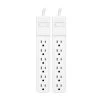 Unbranded 6-Outlet Surge Protector (2-Pack)