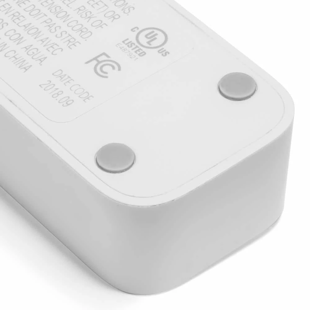 WYZE Surge Protector 4 ft. 3-Outlets, 15 Amp 3 USB Ports Overload Protection, Power Cord, UL and FCC Certified in White 2 WYZE Surge Protector 4 ft. 3-Outlets, 15 Amp 3 USB Ports Overload Protection, Power Cord, UL and FCC Certified in White - Image 2