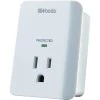 Woods Appliance 1-Outlet 900-Joule Surge Protector with Alarm - Gray