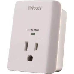 Woods 1-Outlet Surge Tap