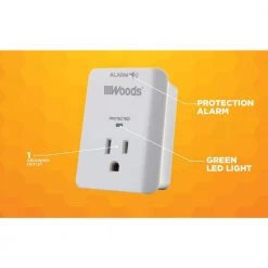 Woods 1-Outlet Surge Tap -Surge Protectors Sales Store woods surge protectors 41008 a0 1000