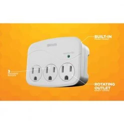 Woods 3-Outlet Surge Tap with Phone Cradle 17 Woods 3-Outlet Surge Tap with Phone Cradle -Surge Protectors Sales Store woods surge protectors 41034 a0 1000