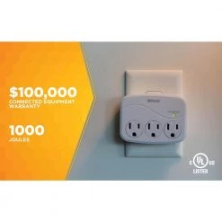 Woods 3-Outlet Surge Tap with Phone Cradle 21 Woods 3-Outlet Surge Tap with Phone Cradle -Surge Protectors Sales Store woods surge protectors 41034 c3 1000