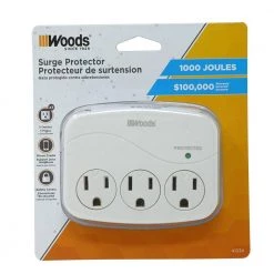 Woods 3-Outlet Surge Tap with Phone Cradle 27 Woods 3-Outlet Surge Tap with Phone Cradle -Surge Protectors Sales Store woods surge protectors 41034 d4 1000