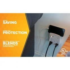 Woods 6-Outlet Surge Tap with Phone Cradle 20 Woods 6-Outlet Surge Tap with Phone Cradle -Surge Protectors Sales Store woods surge protectors 41079 77 1000