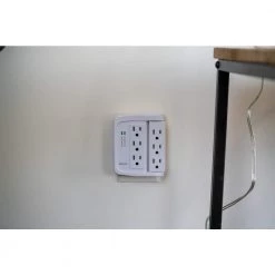 Woods 6-Outlet Surge Tap with Phone Cradle -Surge Protectors Sales Store woods surge protectors 41423 1f 1000