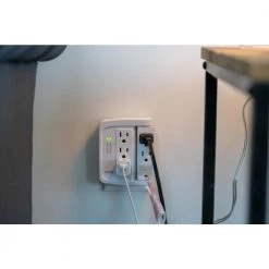 Woods 6-Outlet Surge Tap with Phone Cradle -Surge Protectors Sales Store woods surge protectors 41423 76 1000
