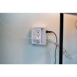 Woods 6-Outlet Surge Tap with Phone Cradle -Surge Protectors Sales Store woods surge protectors 41423 fa 1000