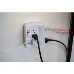 Woods 6-Outlet Surge Tap with Phone Cradle -Surge Protectors Sales Store woods surge protectors 41424 1d 1000