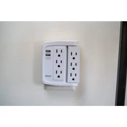 Woods 6-Outlet Surge Tap with Phone Cradle -Surge Protectors Sales Store woods surge protectors 41424 40 1000