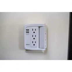 Woods 6-Outlet Surge Tap with Phone Cradle -Surge Protectors Sales Store woods surge protectors 41424 a0 1000