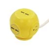 Accell Power Cutie 6 ft. 3-Outlet Yellow Surge Protector with USB Charging Ports