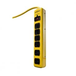 Yellow Jacket 15 ft. 6-Outlet 1,440-Joule Surge Protector Power Strip -Surge Protectors Sales Store yellow yellow jacket surge protectors 51380001 fa 1000